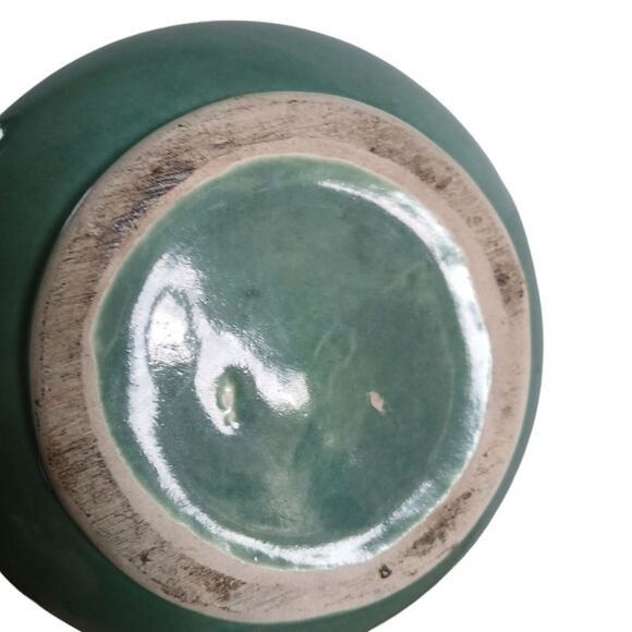 Vintage Camark 1920s Art Deco Pottery Blue Aqua Ceramic Pitcher - Picture 8 of 9